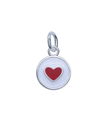 Mini Heart Shaped Silver Charms CH-319-C